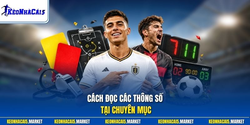 Lịch Thi Đấu 3 Cách đọc các thông số tại chuyên mục